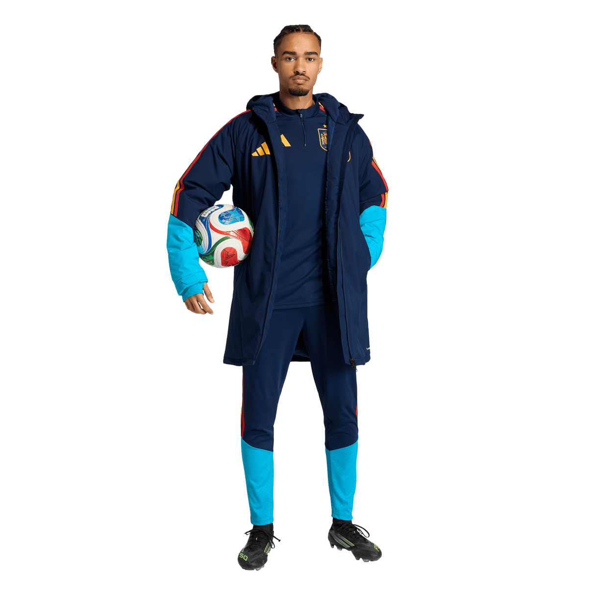 ADIDAS - Spain 26 Tiro Stadium Parka - Uomo - Blue - image 4