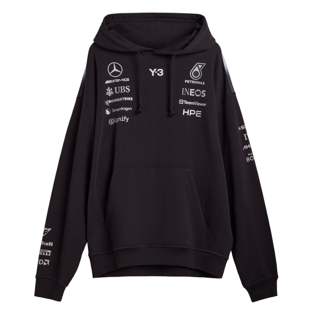 ADIDAS - Y-3 Mercedes - Amg Petronas Formula 1 Team Hoodie - Black - image 1