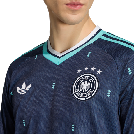 ADIDAS - Germany 26 Away Long Sleeve Jersey - Uomo - Blue - image 6