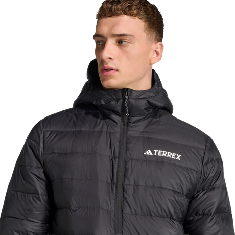 ADIDAS - TERREX Multi Essentials CLIMAWARM Light Down Hooded Jacket - Uomo - Black - image 5