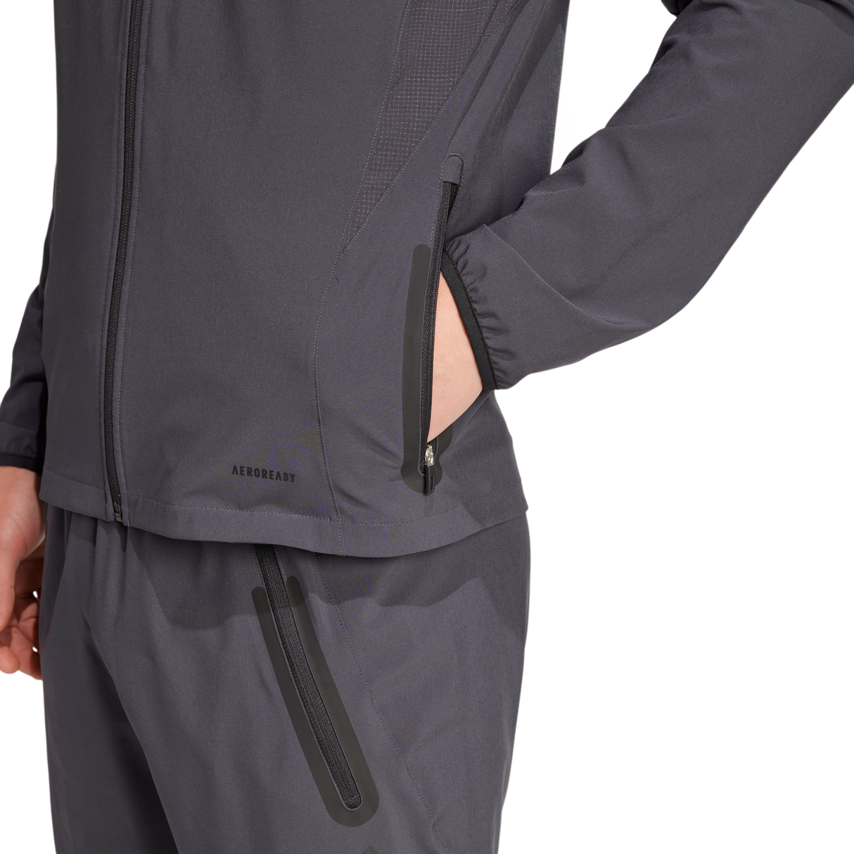 ADIDAS - Giacca Tiro 25 Pro Vis Tech Travel - Uomo - Grey - image 6