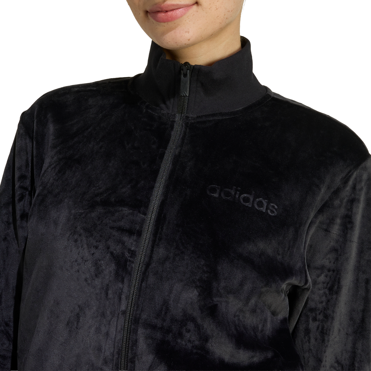 ADIDAS - Tuta Da Ginnastica In Velluto Glam - Donna - Black - image 7