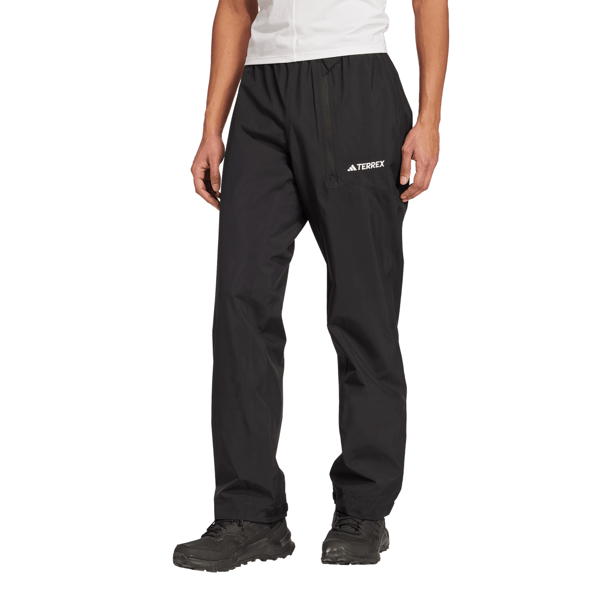 ADIDAS - Pantaloni Antipioggia TERREX Multi CLIMAPROOF 2.0 A Due Strati - Uomo - Black - image 2