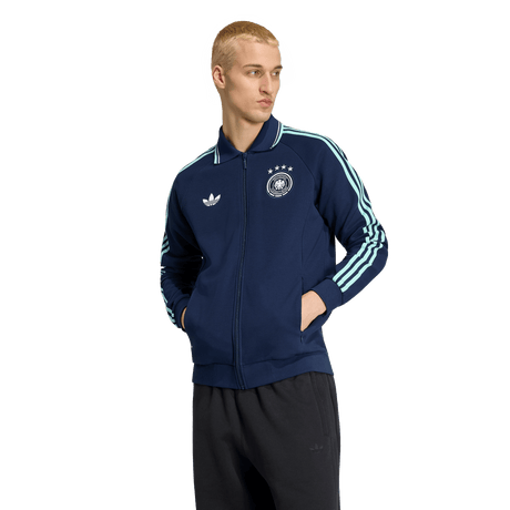 ADIDAS - Germany Away Anthem Jacket - Uomo - Blue - image 2