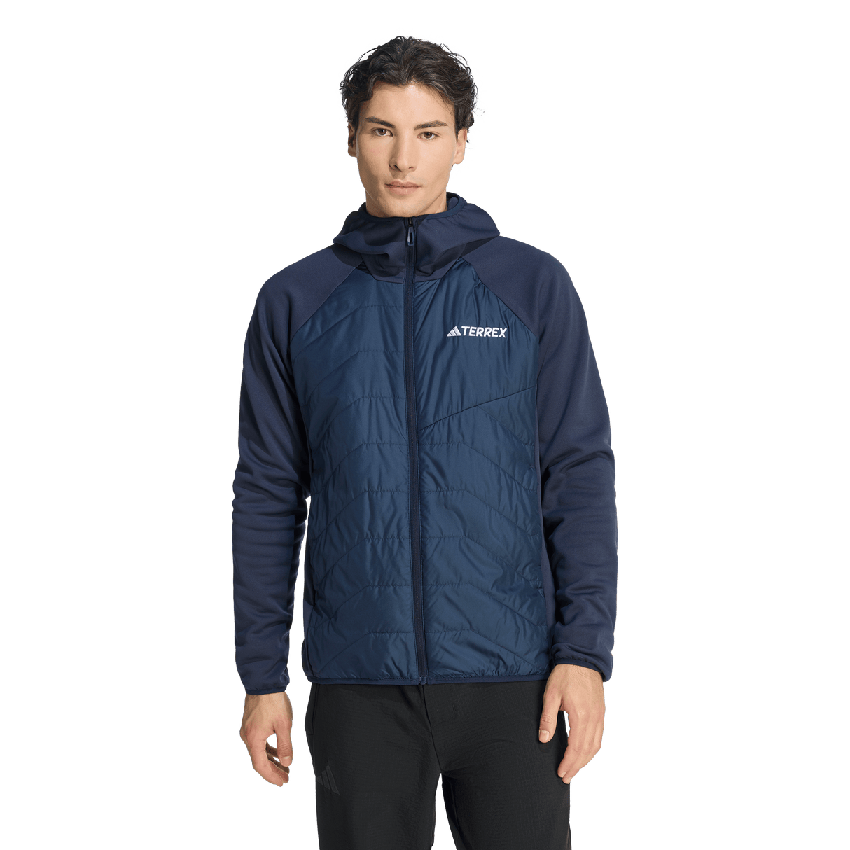 ADIDAS - TERREX Multi CLIMAWARM Insulated Hybrid Hooded Jacket - Uomo - Blue - image 2