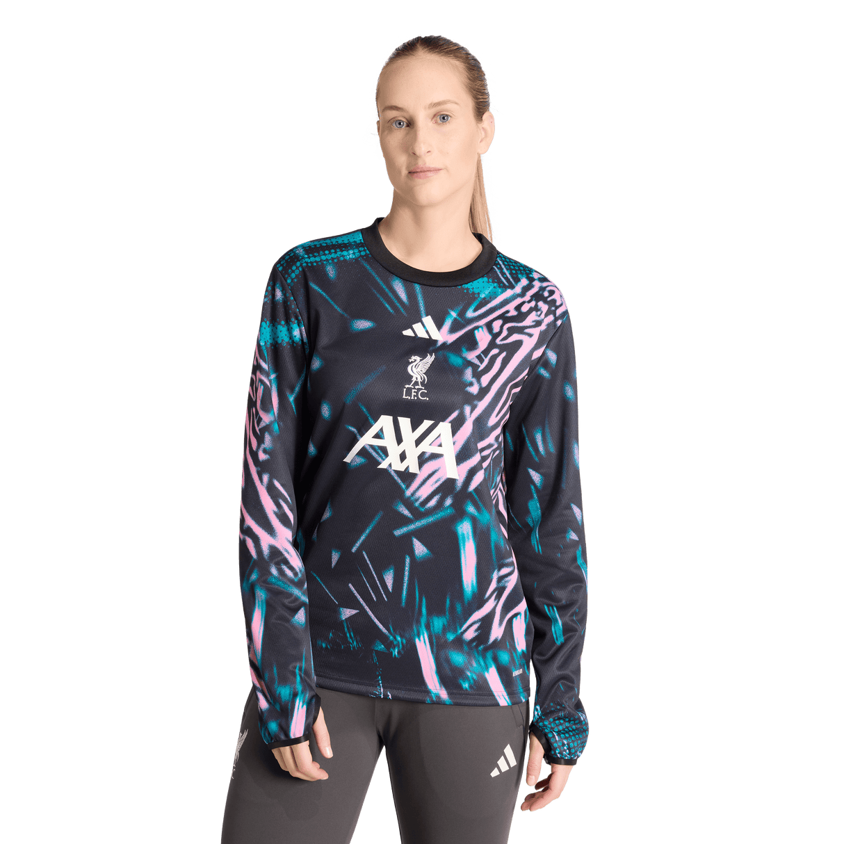 ADIDAS - Liverpool Fc 25/26 Pre Match Warm Top - Donna - Black - image 2