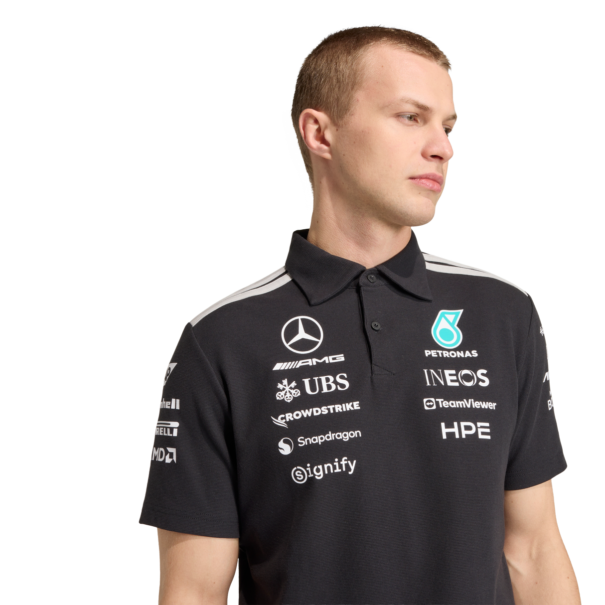 ADIDAS - Polo Mercedes-Amg Petronas Formula 1 Team Engineers - Uomo - image 6