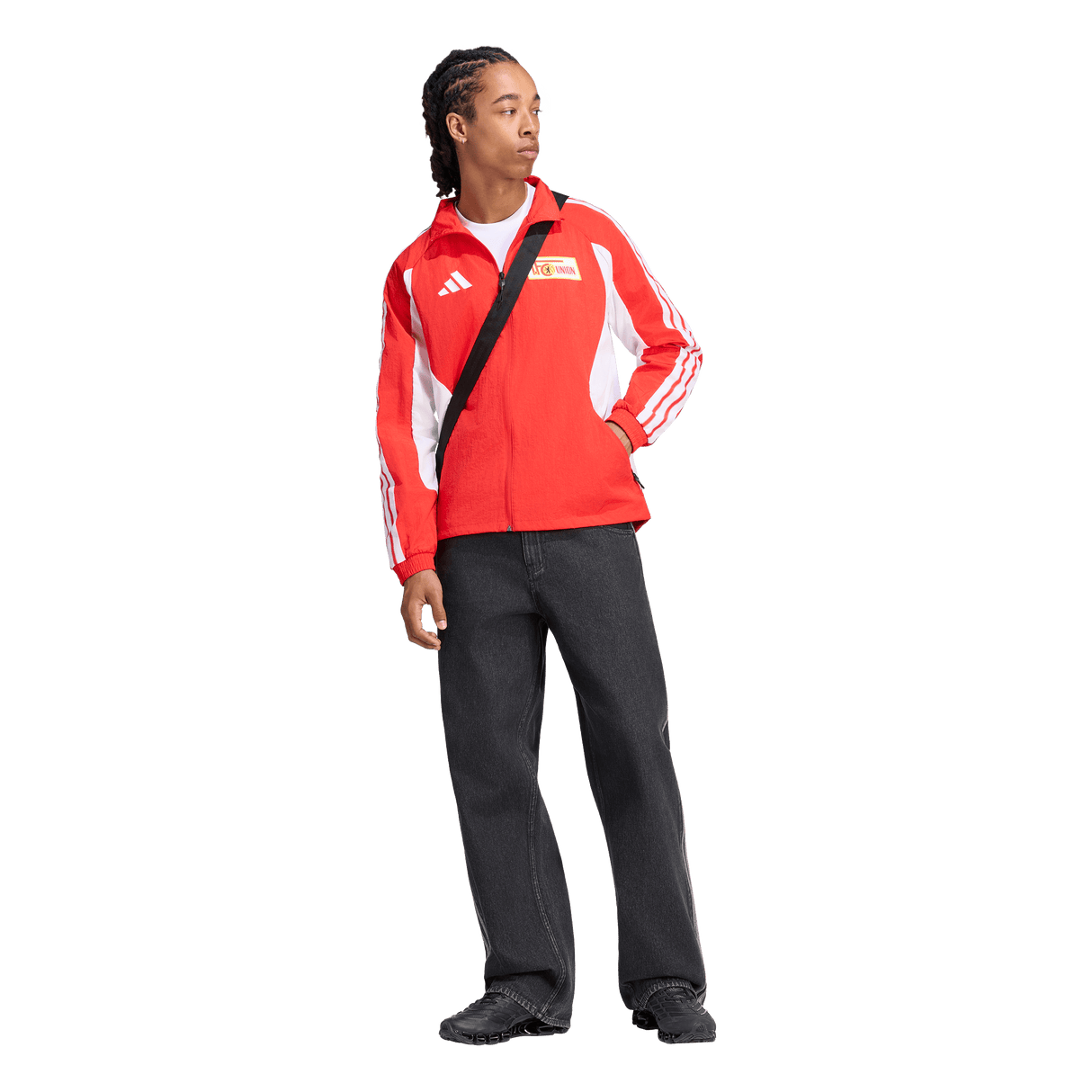 ADIDAS - Union Berlin Home Anthem Jacket - Uomo - Red - image 4
