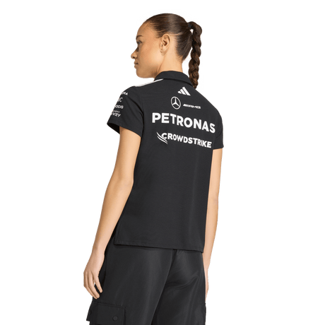 ADIDAS - Mercedes - Amg Petronas Formula 1 Team Engineers Polo Regular - Donna - Black - image 3