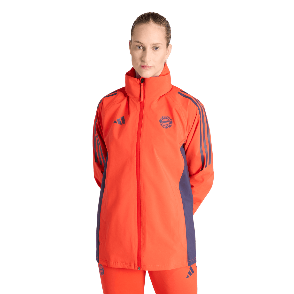 ADIDAS - Fc Bayern 2025/2026 Tiro24 Rain Jacket - Donna - Red - image 2