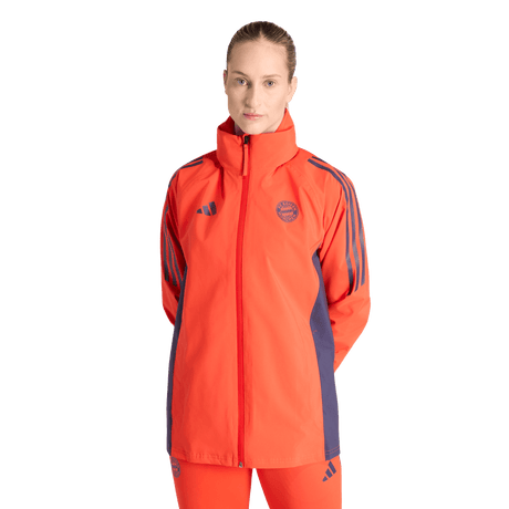 ADIDAS - Fc Bayern 2025/2026 Tiro24 Rain Jacket - Donna - Red - image 2