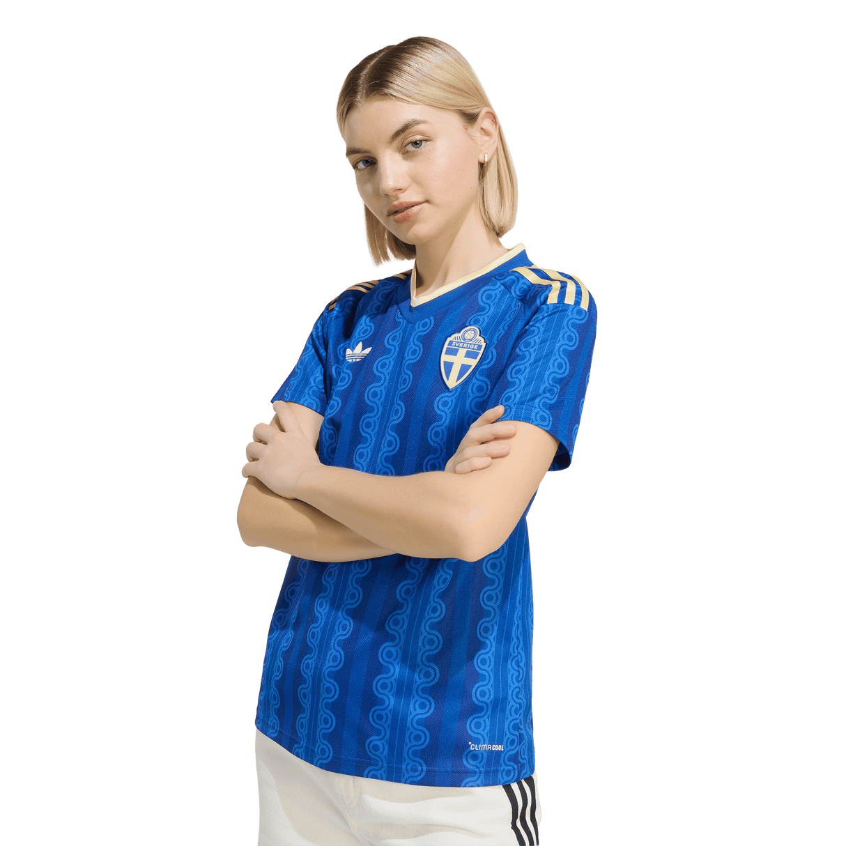 ADIDAS - Sweden 26 Away Jersey - Donna - Blue - image 6