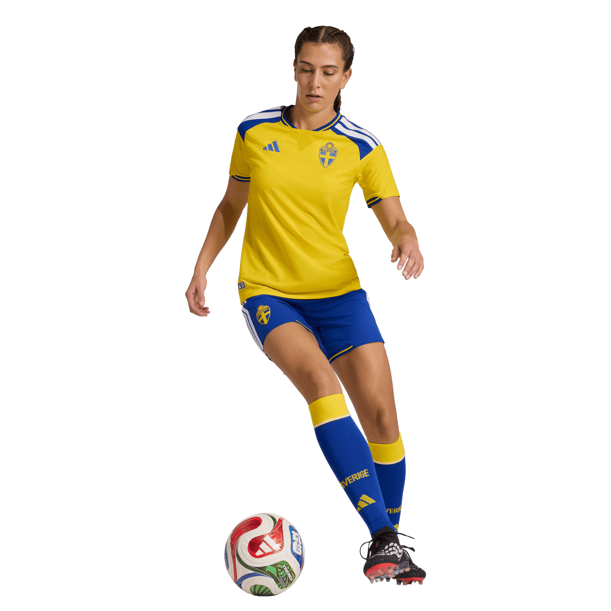 ADIDAS - Sweden 26 Home Authentic Jersey - Donna - Yellow - image 5