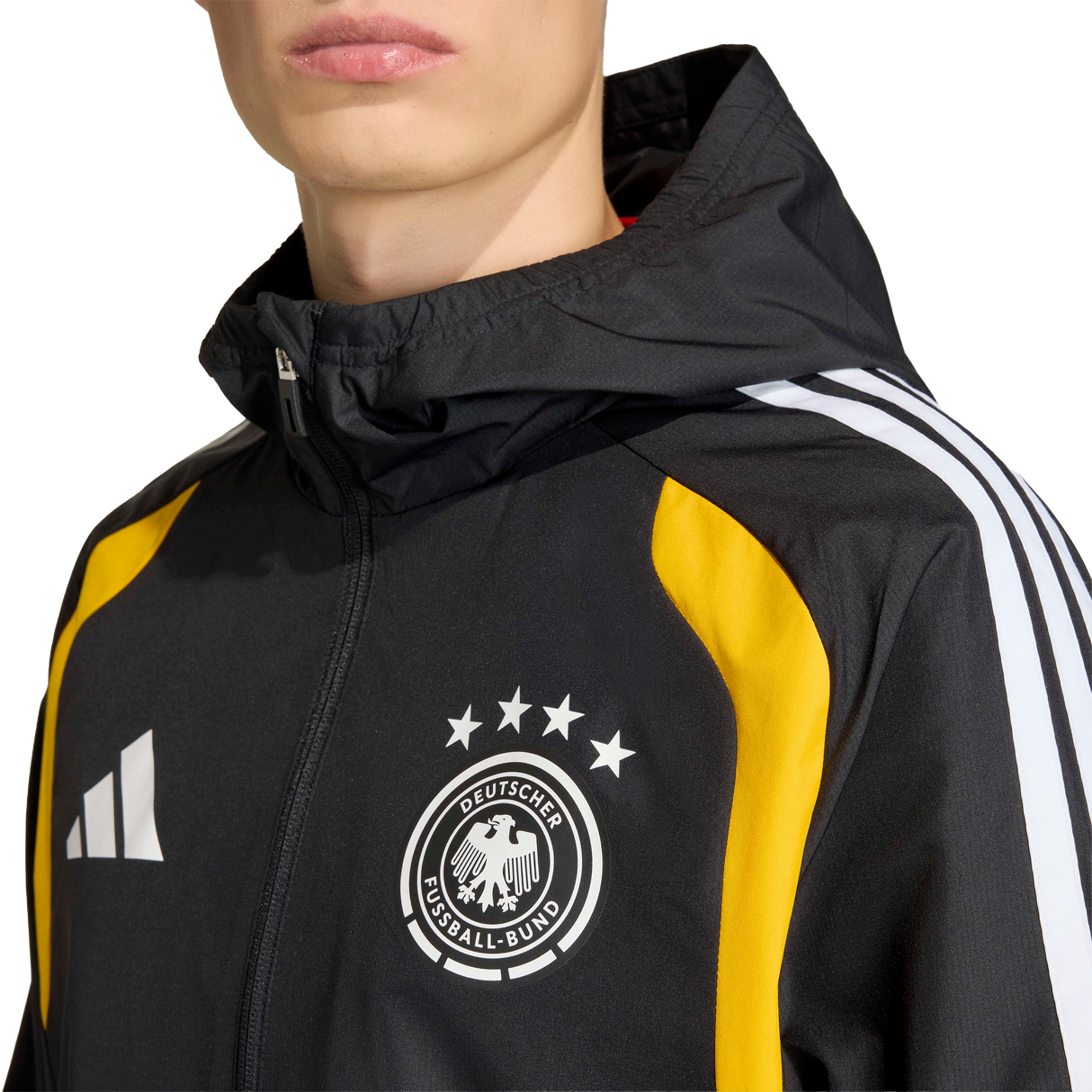 ADIDAS - Germany 26 Tiro All Weather Jacket - Uomo - Black - image 7
