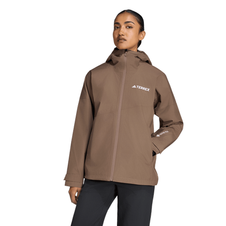 ADIDAS - TERREX Xperior 2 Layer GORE-TEX Performance Jacket - Donna - Brown - image 2