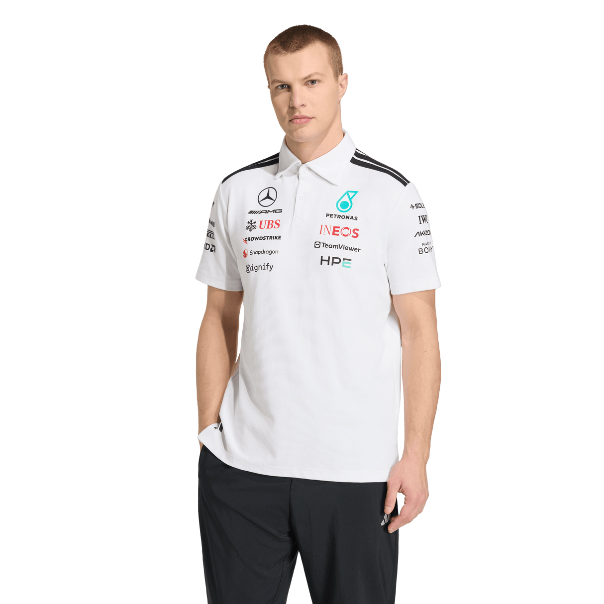 ADIDAS - Polo Mercedes-Amg Petronas Formula 1 Team Engineers - Uomo - image 9