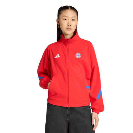 ADIDAS - Fc Bayern Z.N.E. Anthem Jacket - Donna - Red - image 2
