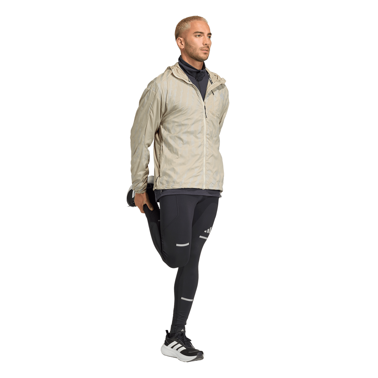 ADIDAS - Giacca Da Running Adi365 Reflective - Uomo - Brown - image 4