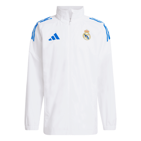 ADIDAS - Real Madrid 25/26 Tiro25 Competition All Weather Jacket - Uomo - White - image 1