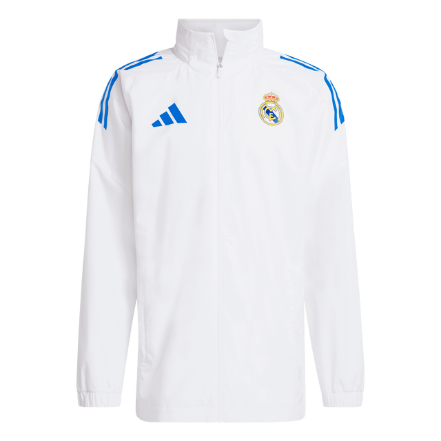 ADIDAS - Real Madrid 25/26 Tiro25 Competition All Weather Jacket - Uomo - White - image 1