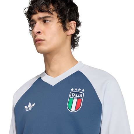 ADIDAS - Italy 26 Away Pre-Match Warm Top - Uomo - Blue - image 6
