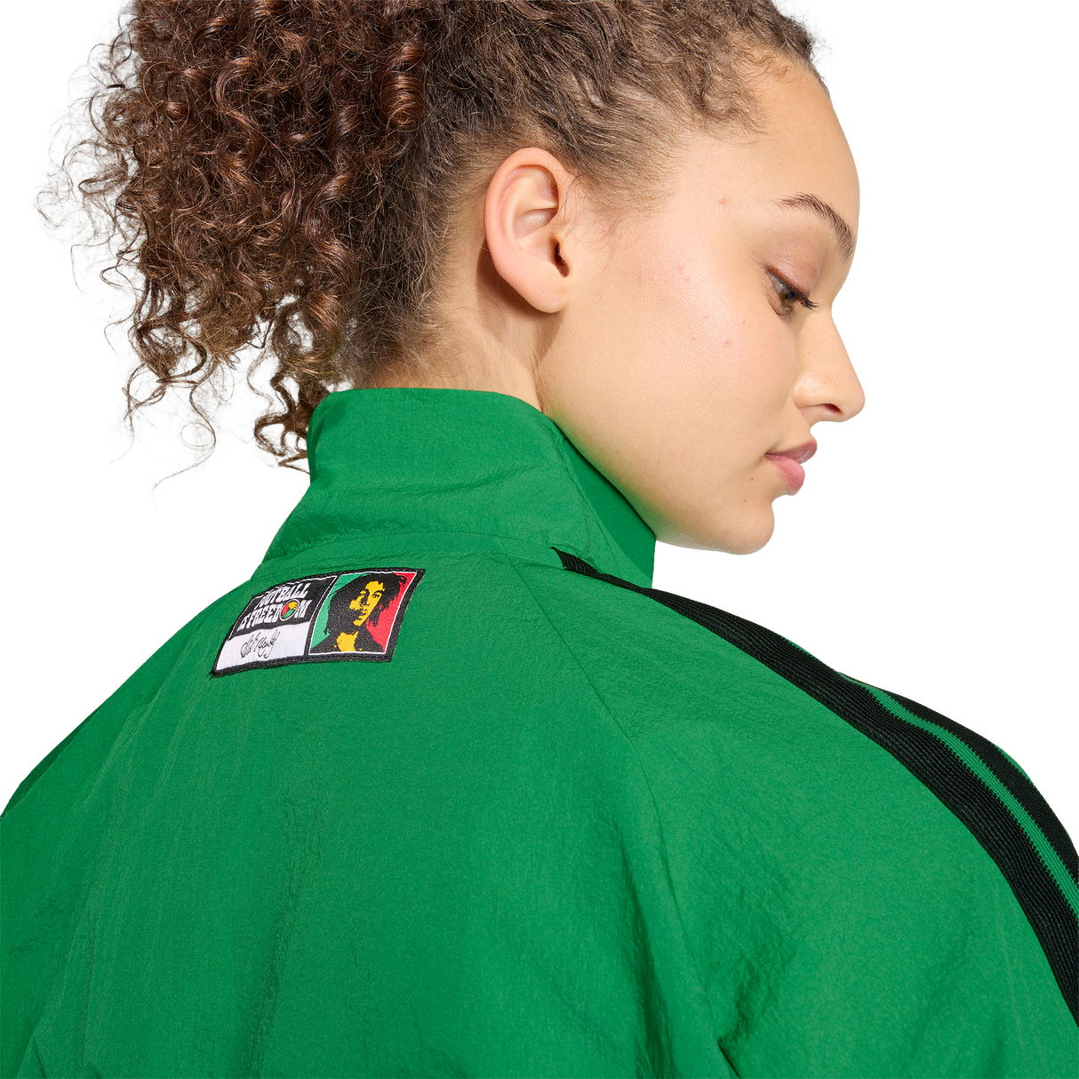 ADIDAS - Jamaica X Bob Marley Home Anthem Jacket - Donna - Green - image 6
