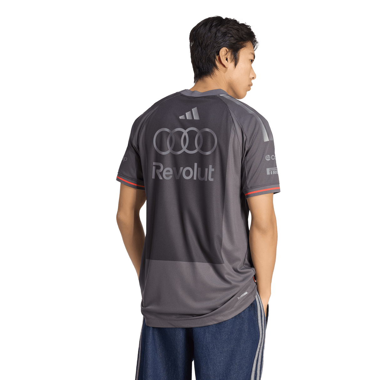 ADIDAS - Audi Revolut Formula One Team 2026 Engineers & Marketing Authentic Driver Jersey - Uomo - Black - image 3