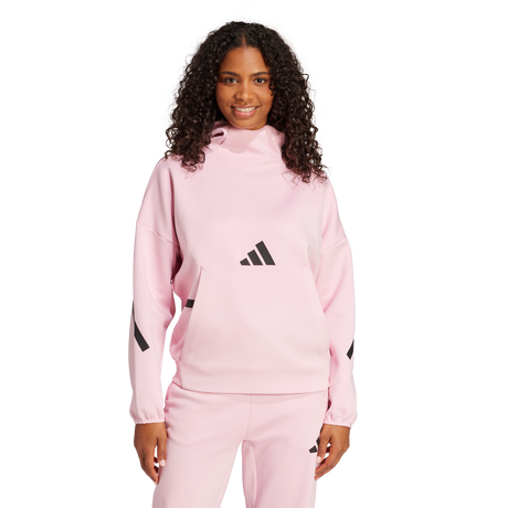 ADIDAS - Felpa Adidas Z.N.E. Hooded - Donna - Pink - image 2