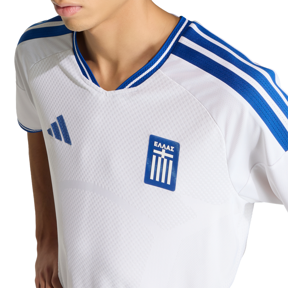ADIDAS - Greece 26 Home Authentic Jersey - Uomo - White - image 7