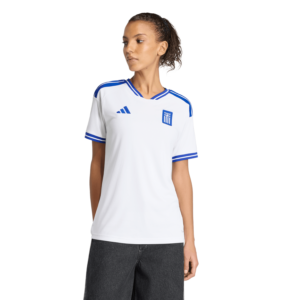ADIDAS - Maglia Home Greece 26 - Donna - White - image 3