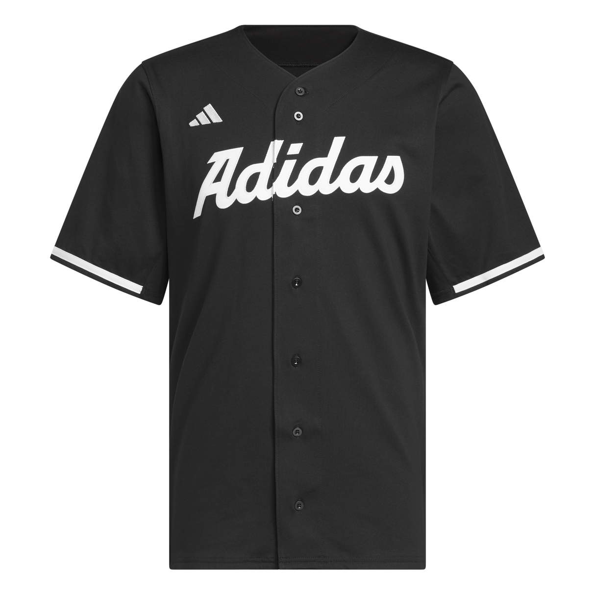 Adidas Dugout Full Button Cotton Jersey - Uomo - Black - image 1