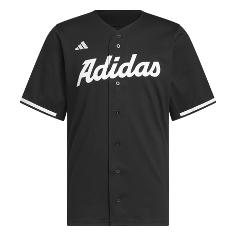 Adidas Dugout Full Button Cotton Jersey - Uomo - Black - image 1