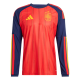 ADIDAS - Maglia Home Authentic Long Sleeve Spain 26 - Uomo - Red - image 1