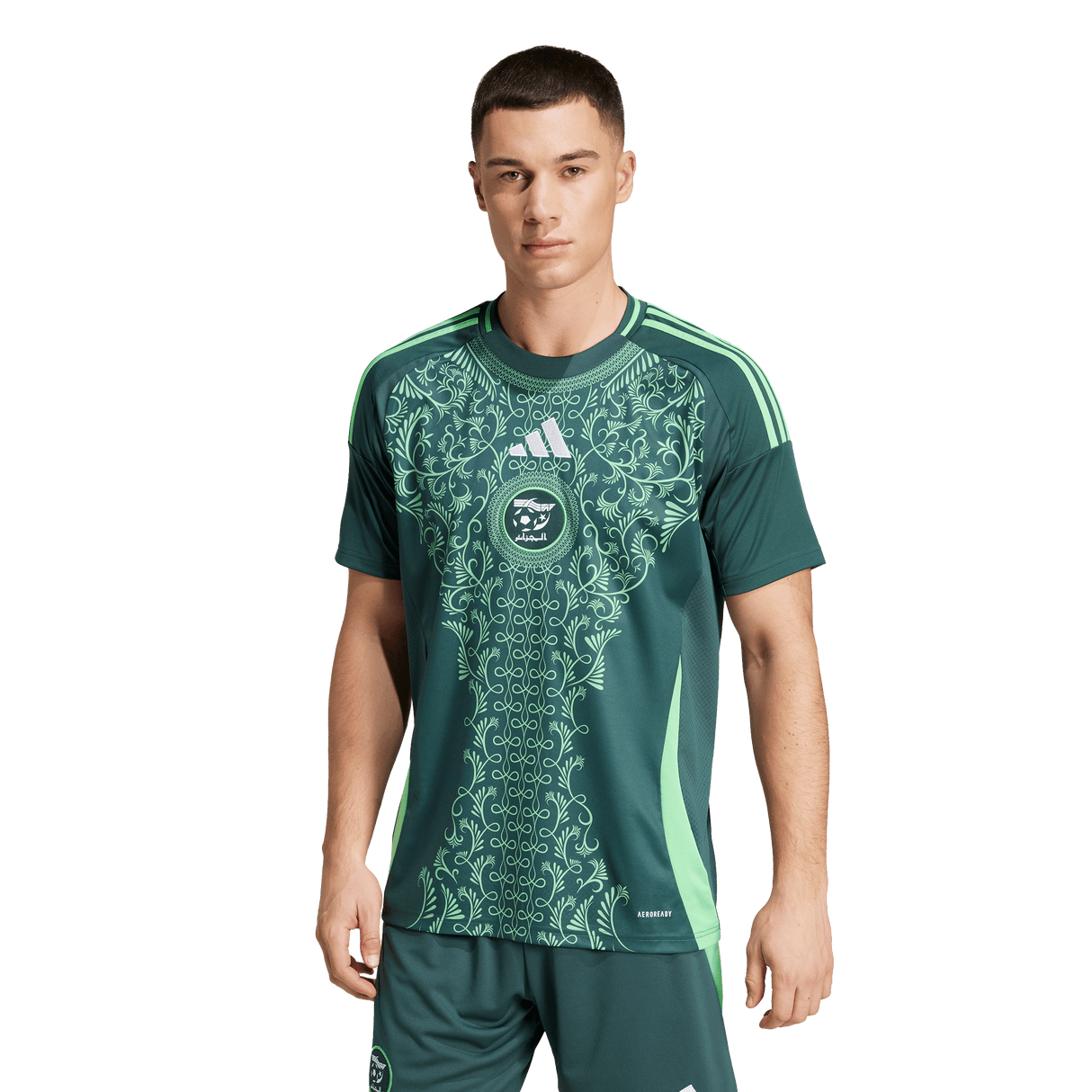 ADIDAS - Algeria Away Jersey - Uomo - Green - image 3