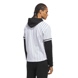 ADIDAS - Maglia Con Cappuccio Adidas Dugout Pinstripe - Uomo - White - image 3