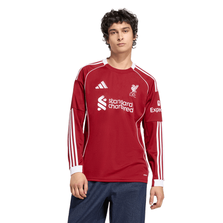 ADIDAS - Liverpool Fc 25/26 Home Jersey Longsleeve - Uomo - Black - image 3