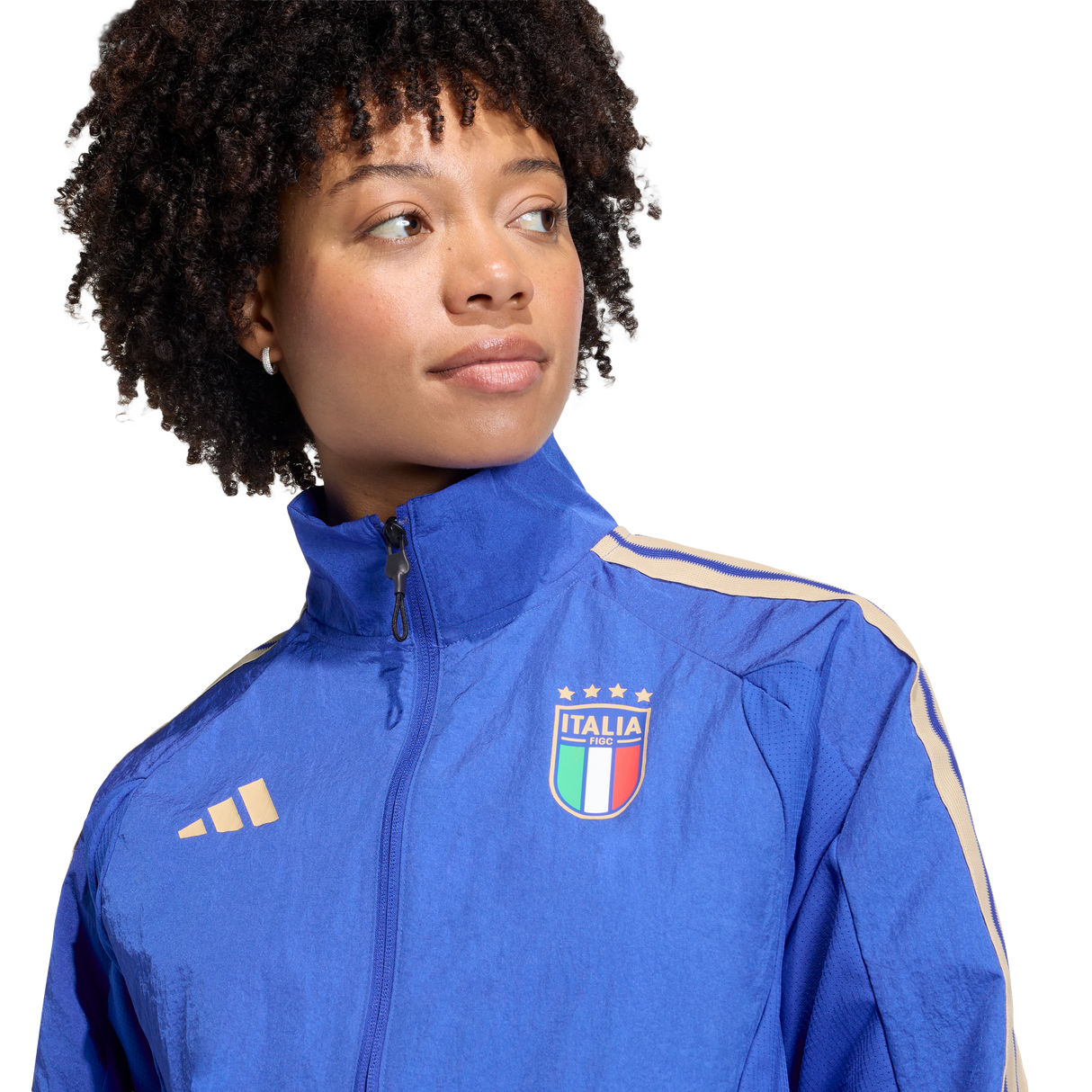 ADIDAS - Italy Home Anthem Jacket - Donna - Blue - image 5