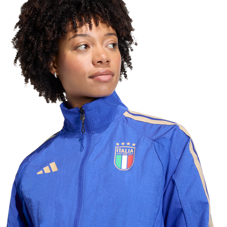 ADIDAS - Italy Home Anthem Jacket - Donna - Blue - image 5