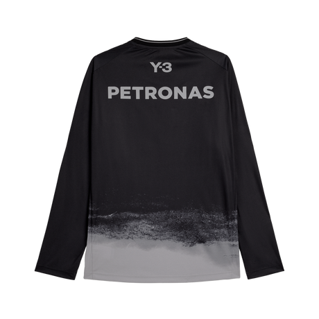ADIDAS - Y-3 Mercedes - Amg Petronas Formula 1 Team Mechanics Long Sleeve Jersey - Black - image 9