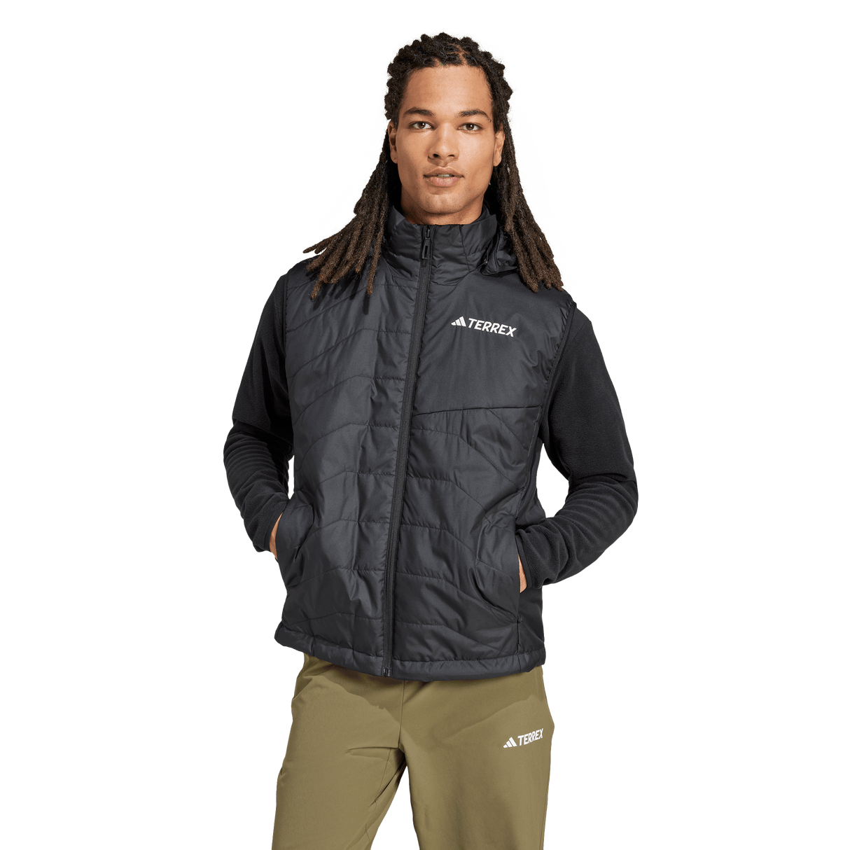 ADIDAS - Giacca Senza Maniche TERREX Multi CLIMAWARM Insulated Hooded - Uomo - Black - image 2