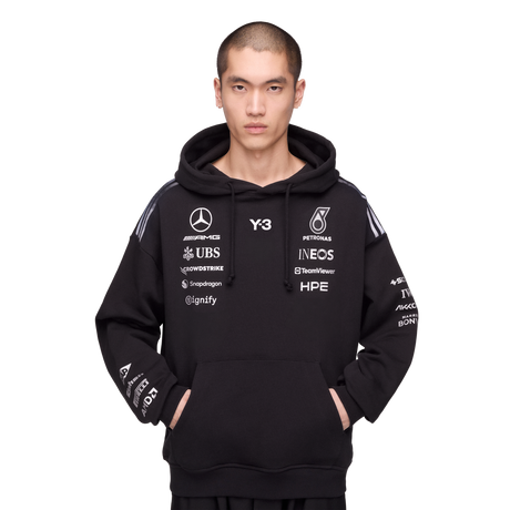 ADIDAS - Y-3 Mercedes - Amg Petronas Formula 1 Team Hoodie - Black - image 8