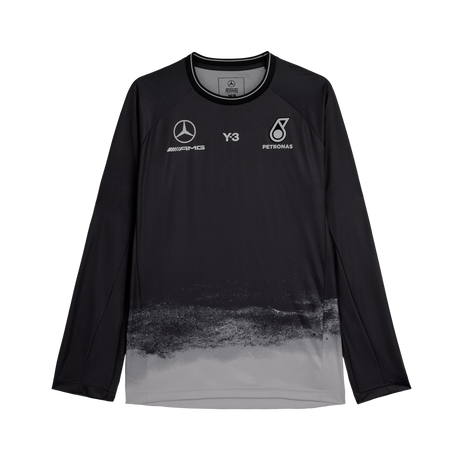 ADIDAS - Y-3 Mercedes - Amg Petronas Formula 1 Team Mechanics Long Sleeve Jersey - Black - image 1