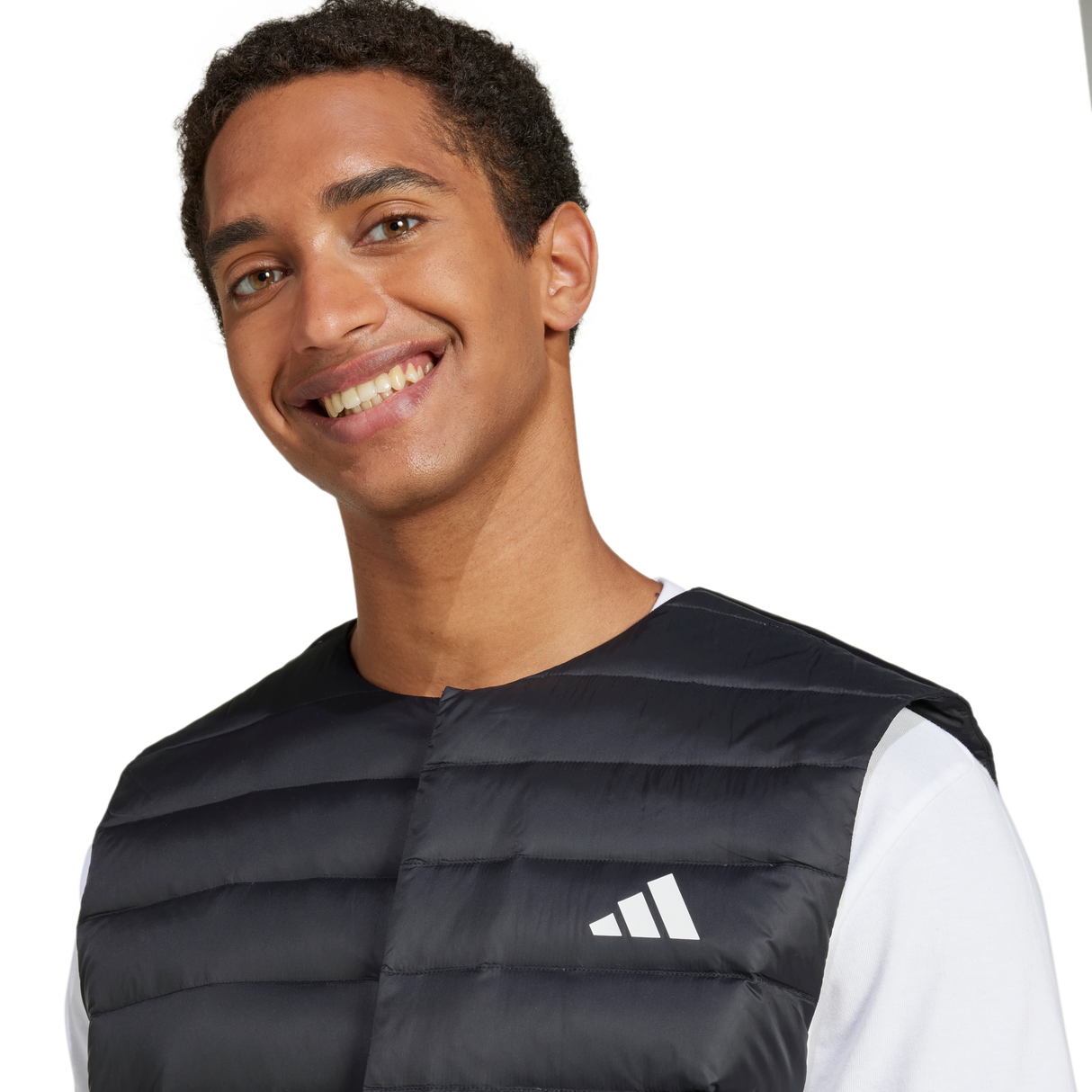 ADIDAS - Giacca Senza Maniche Helionic Light - Uomo - Black - image 6