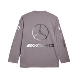 ADIDAS - Y-3 Mercedes - Amg Petronas Formula 1 Team Chaos Logo Long Sleeve Tee - Grey - image 9