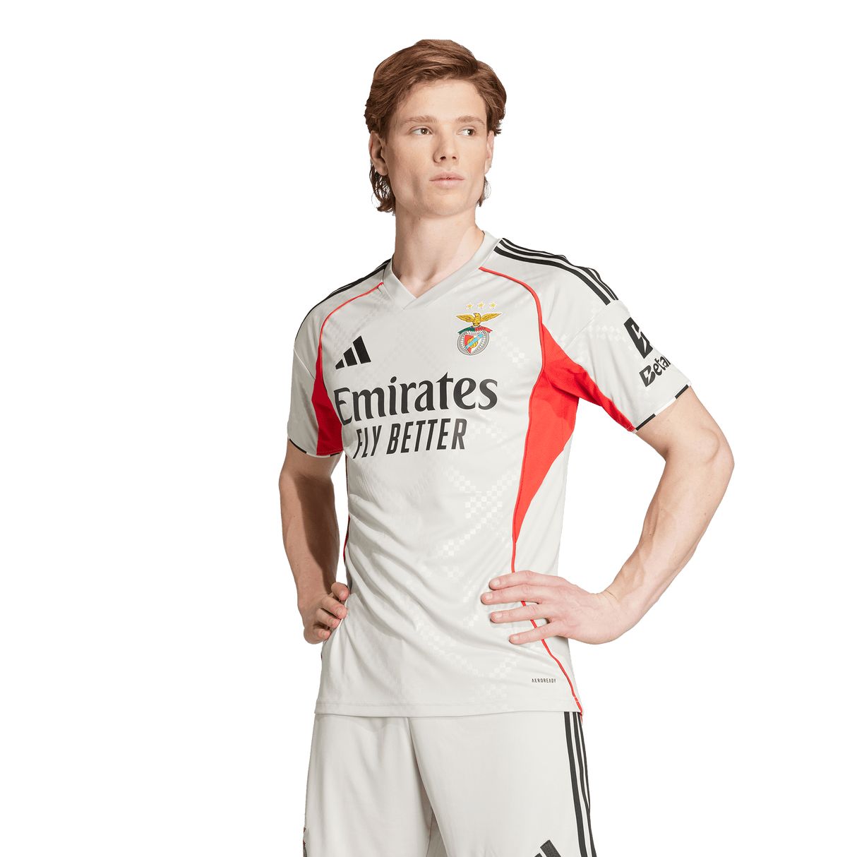 ADIDAS - Maglia Da Trasferta Benfica 25/26 - Uomo - Beige - image 3