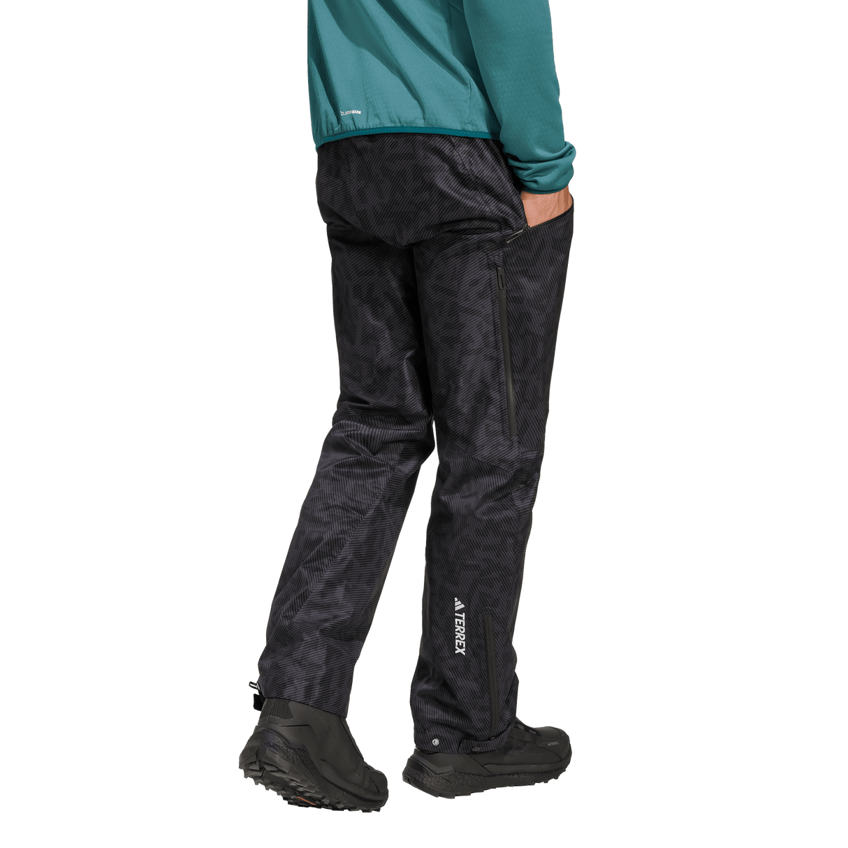 ADIDAS - TERREX Techrock 2.5 Layer PRIMEKNIT CLIMAPROOF+ Tour Pants - Uomo - Black - image 3