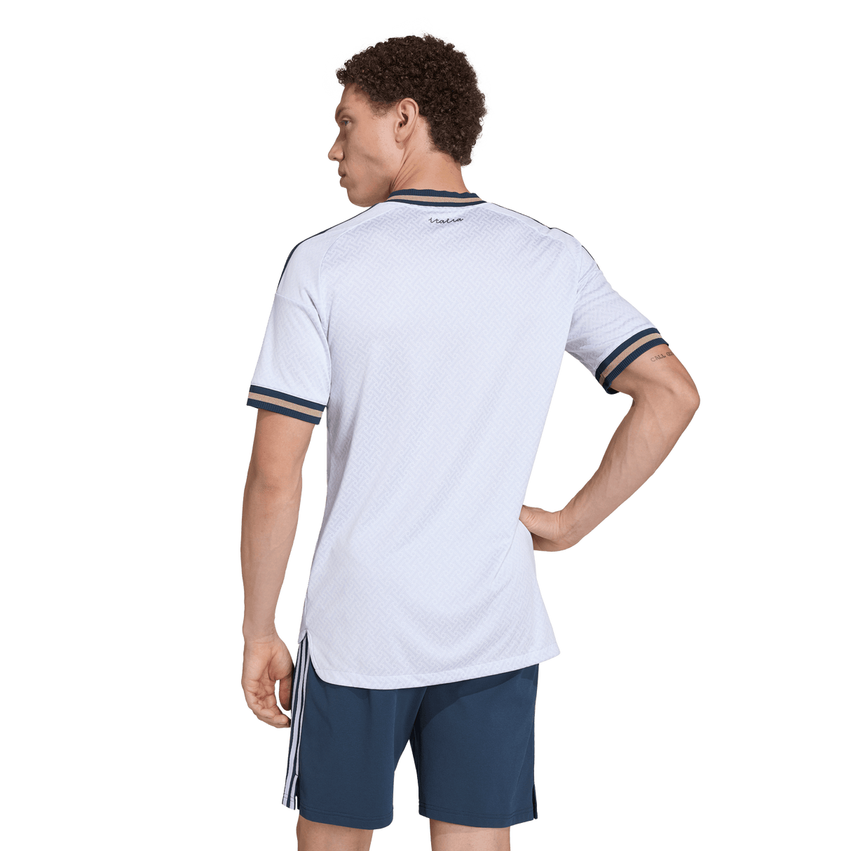 ADIDAS - Italy 26 Away Authentic Jersey - Uomo - Blue - image 4
