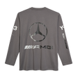 ADIDAS - Y-3 Mercedes - Amg Petronas Formula 1 Team Chaos Logo Long Sleeve Tee - Grey - image 10