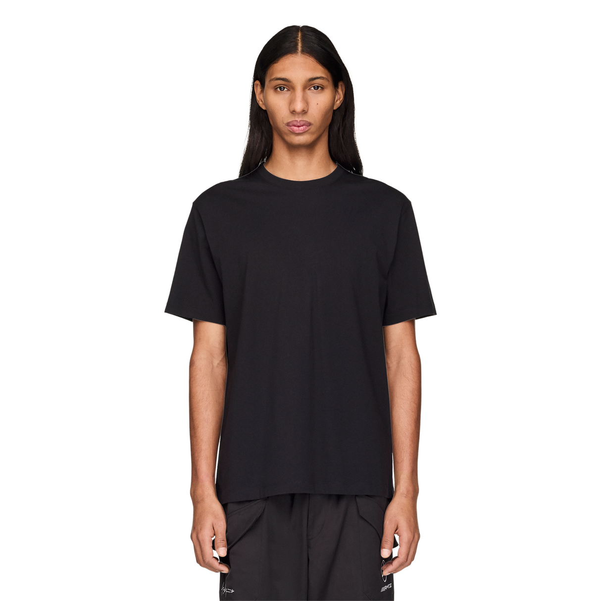 ADIDAS - Y-3 Mercedes - Amg Petronas Formula 1 Team Logo Stack Short Sleeve Tee - image 2