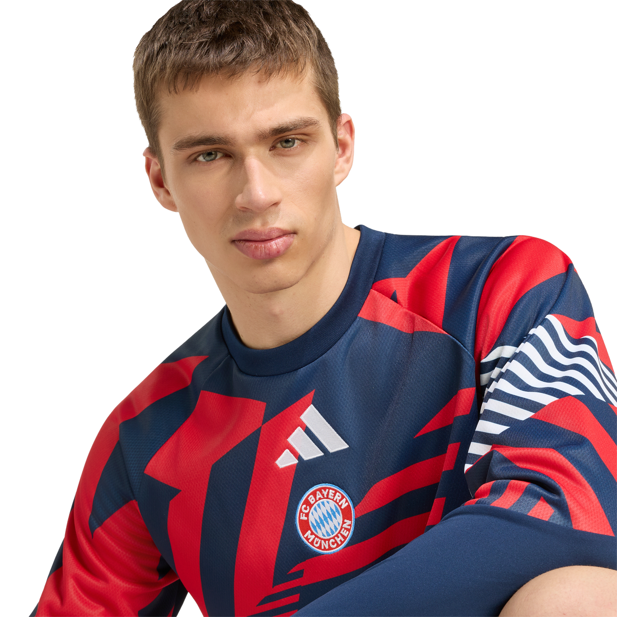 ADIDAS - Fc Bayern 26/27 Pre Match Warm Top - Uomo - Blue - image 6